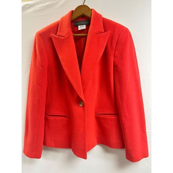 Harve benard by benard holtzman Womens Single Breasted Coat Size 8 - Picture 1 of 7